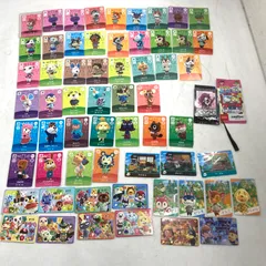 ★ amibo カード ＆ その他どうぶつの森カード 62点 まとめ商品 どうぶつの森×43枚 とびだせどうぶつの森×3枚 サンリオコラボ未開封×1枚 遊戯王ラッシュデュエル×1枚 その他どうぶつの森カード×14枚 0.16kg