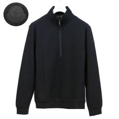 70 MONCLER モンクレール 8D00002 899W4 ブラック トレーナー スウェット ハーフジップ
