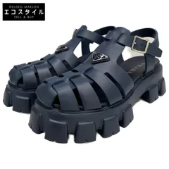 極美品✨️プラダ モノリス グルカサンダル 希少9サイズ 黒 メンズ PRADA - ☆新品 23SS プラダ モノリス グルカサンダル