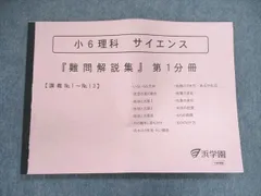浜学園6年生ファイナルアプローチ|サイエンス 理科 2023年版