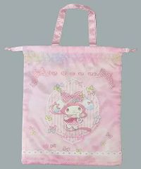 【サンリオ 当りくじ】 巾着型バッグ　ピンク　マイメロディ