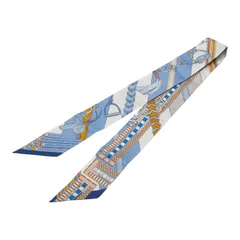 超美品・人気デザイン★エルメス ツイリー 馬勒とチャーム 2023年春夏 HERMES エルメス スカーフ ツイリー 馬勒とチャーム