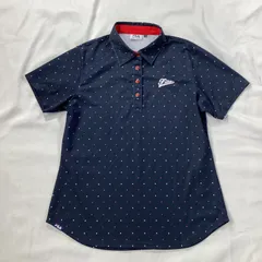 FILA GOLF フィラゴルフ ポロシャツ ドット柄 総柄 サイズLL