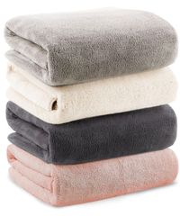 【在庫セール】Towel ミニバスタオル Bath 小さめ 速乾 (アソート02 厚手 マイクロファイバー 4枚セット 4枚 配合でしっとり肌おもい】 【ヒアルロン酸 セット バスタオル) バスタオル Mofuwa