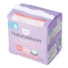 ナチュラムーン吸水パッド 14個入 G-Place 尿漏れ シート オーガニックコットン