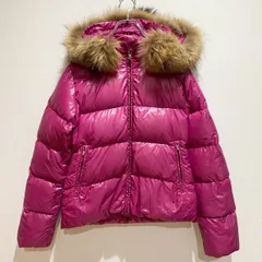 極美品✨　デュベティカ　ダウンコート　 フード❤︎ファー ブラウン&ピンク S M Dream garden ダウンコート ダウンジャケット ファー付きフード ロング