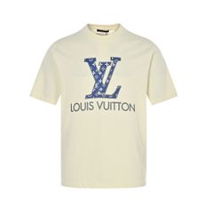 本日限定特価】Louis Vuitton スター＆テキストプリントTシャツ