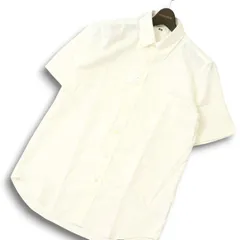 【新品 未使用】 UNIQLO ユニクロ 春夏★ 半袖 ドライ イージーケア オックスフォード ボタンダウン シャツ Sz.L メンズ 白