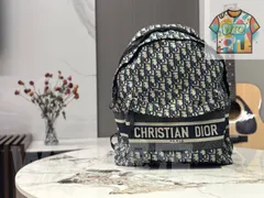 【今日特価】Dior Oblique 老花款双肩包 - ディオール オブリーク 古着柄ナップザック～快適で可愛らしく、旅行に最適なデザイン～-WTO輸入2