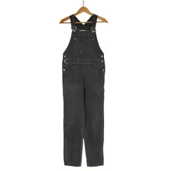 ザシンゾーン THE Shinzone ブラックデニム オーバーオール レディース  36
