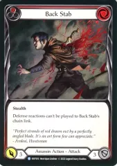 【中古】Flesh and Blood OUT015[R]：Back Stab (1)