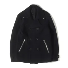 『未使用』ラグスマックレガー　Pコート M ブラック キムタク着 ラグスマックレガー 10ボタンピーコート