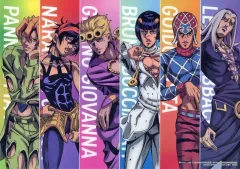 【中古】クリアポスター A3クリアポスター 集合(ブチャラティチーム) 「一番くじ ジョジョの奇妙な冒険 GOLDEN WIND」 L賞 