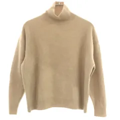 AURALEE　17AW　ベビーカシミヤ　ニット　ベージュ AURALEE / オーラリー | ベビーカシミヤ タートルネック プル