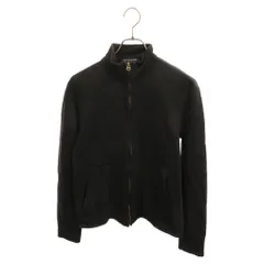 COMME des GARCONS HOMME (コムデギャルソンオム) 07AW カットオフ ジップアップ ハイネック スウェット ジャケット ブラック HA-T005のサムネイル