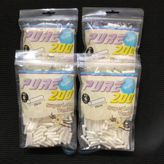 手巻きタバコフィルター　ピュア　スーパーロングバニラフィルター　4パック