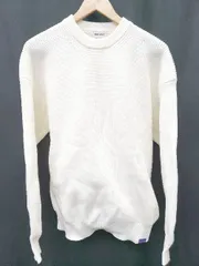 ◇ ⊇ MONO-MART モノマート 長袖 ニット セーター サイズM オフホワイト系 メンズ P  【1410160019160】