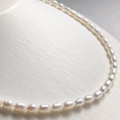 淡水真珠ネックレス -1- 4.5-5.0mm