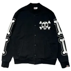 【90s激レア！】A BATHING APE BAPE スウェット スタジャン 90s A BATHING APE Varsity Jacket - blue room