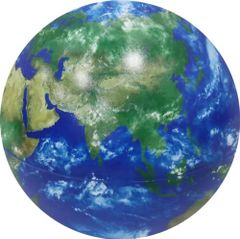 [人気商品]非フタル酸 PVC、ポリスチレン ほぼ日のアースボール 地球の「今」がリアルタイムに見える、国境のない地球儀 直径約15cm