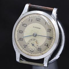 ☆マニア用❣️最初期型Cマークcitizen small second☆稼働OK