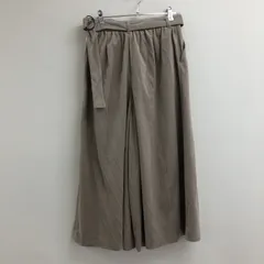 【COMME CA ISM】コムサイズム　新品タグつき　パンツ　ボトムス　ワイド　ベージュ系　サイズ11号　レディース