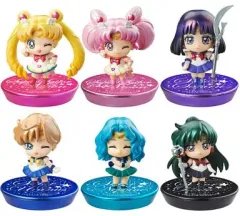 【中古】トレーディングフィギュア (B)6種セット 「ぷちきゃら!シリーズ 美少女戦士セーラームーン あたらしい仲間と変身よ!編 GLITTERver.」