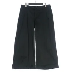 ワイスリー Y-3 ヨウジヤマモト コットン ワイドパンツ スラックス L ブラック 黒 617836 のサムネイル