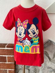 【Size 110】vintage ミッキー ミニー 半袖Tシャツ  DIA CLUB ヴィンテージ