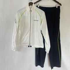 【美品】BabolaT バボラ　テニスウェア　上下セット　ジャーセットアップ　L ホワイト　ブラック