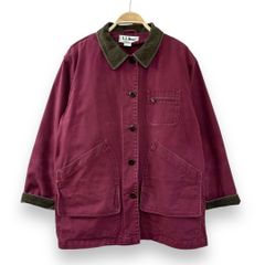 【フォロワー様クーポン配布中！】エルエルビーン L.L.Bean  プリマロフト PRIMALOFT ライナー付 コットン ハンティングジャケット ブルゾン コート 襟コーデュロイ レディース バーガンディ Mサイズ 【S12】