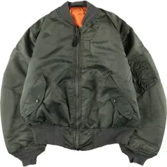 古着 90年代 民間品 アルファ ALPHA MA-1タイプ 中綿入り ミリタリー フライトジャケット USA製 メンズM相当 ヴィンテージ/eaa564925