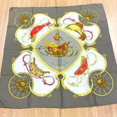 エルメスカレ90 スカーフ シルク スプリング馬車 ストールUV日よけFP296