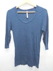 ◇ Θ ATTACHMENT アタッチメント 七分袖 Tシャツ カットソー サイズ1 ネイビー メンズ E  【1505290027892】のサムネイル