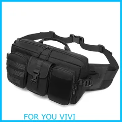 【人気商品】IDEASHOW 2WAYウエストバッグ 多機能ウエストポーチ 収納力 ボディバッグ 11ポケット ベルトバッグ 旅行バッグ 調節可能ベルト 小分け用フロントポケット ショルダーポーチ ワンショルダー ヒップバッグ バイク 釣り 旅行 ランニング