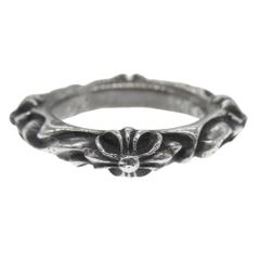 CHROME HEARTS クロムハーツ（原本無） リング SBT BAND バンド リング シルバー系 11号【中古】