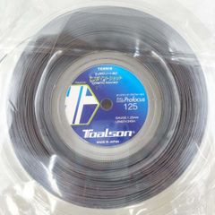 【未使用】トアルソン ポリグランデ プロフォーカス 125 POLY GRANDE Profocus 硬式 テニス ストリング ガット 240m ロール ブラック 7442512K TOALSON