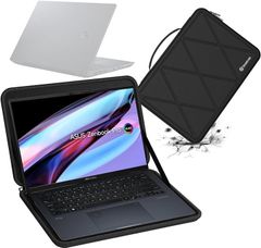 Smatree 호환품 하드 EVA 보호 슬리브 케이스 14.5인치 ASUS Zenbook Pro Duo OLED, Vivobook K5404 등에 적용 하드 케이스(Black, For ASUS 14.5인치(M63))