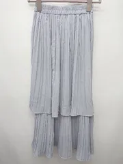 ◇ INGNI イング ウエストゴム ロング プリーツ スカート サイズF ブルー系 レディース P  【1406240041473】