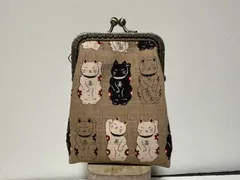 ハンドメイドがま口ポーチ・タバコケース