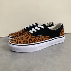 最終値下げvans era レオパード 28cm 美品 新品 VANS バンズ ERA エラ レオパード柄 ヒョウ柄 スニーカー