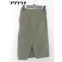 ◇ SENSE OF PLACE by URBAN RESEARCH 膝下丈 タイト スカート サイズF カーキ レディース  【中古】 【1106290018967】