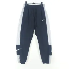 レディース S NIKE(ナイキ) 黒 ウーブン ジョガー パンツ Y52 ー 054 /レディブルー