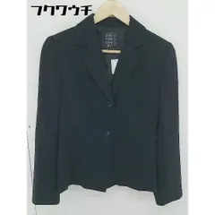 ◇ COMME CA コムサ シングル2B 長袖 テーラード ジャケット サイズ9 ブラック レディース 【中古】 【1105280013616】のサムネイル