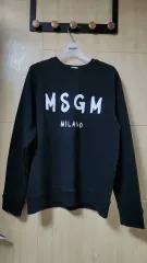 MSGM ブラッシュド ロゴ ユニセックス パーカー L