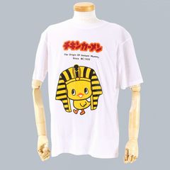 新品　紳士　おもしろ　Tシャツ　白　白T　チキンカーメン　チキンラーメン　カップ麺　乾麺　パロディ　婦人　ビックTシャツ