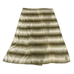 GUCCI(グッチ) スカーフ美品  - カーキ×白 シルク