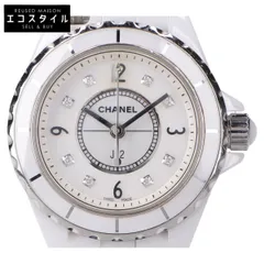 CHANEL シャネル H2570 J12 8Pダイヤモンド マザーオブパールダイヤル クオーツのサムネイル