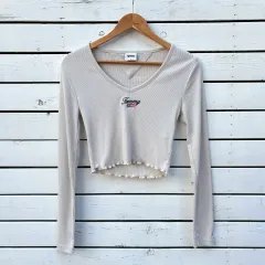 Tommy Hilfiger Tommy Hilfiger(トミーヒルフィガー) TOMMY JEANS(トミー ジーンズ ) クロップド 長袖 Tシャツ