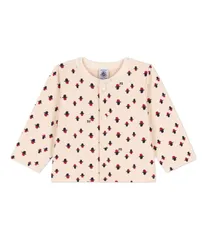 オフホワイト/プリント_80 [プチバトー] チュビックプリント カーディガン A05JY01 18ヶ月 81cm オフホワイト/プリント ベビー女の子 PB200 PB22 PB80